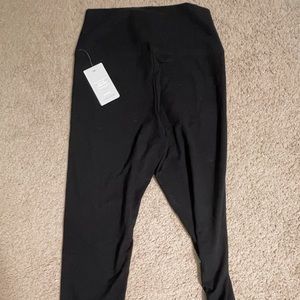 Nordstrom High-rise Black Crop Leggings